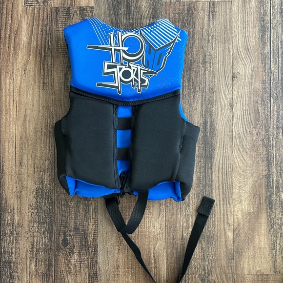 Blue and Black Kids Life Vest - Picture 2 of 4
